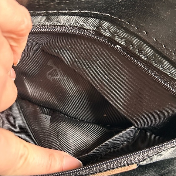 DADABO Made in Italy Leather Fur Shoulder Bag - Picture 10 of 13